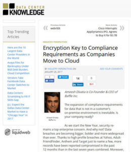 encryption key to compliance requirements as companies move to cloud