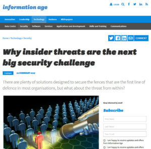 why insider threats are the next big security challenge