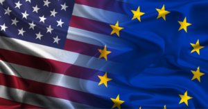 US and EU Flags