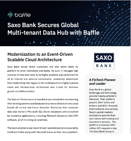 Saxo Bank Secures Global Multi Tenant Data Mesh